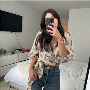 Loveshackfancy wrap top
